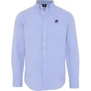 Polo Sylt Hemd mit Button-down-Kragen und Label-Stitching