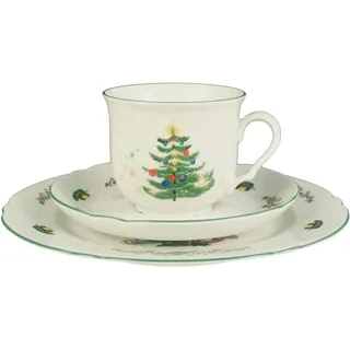 SELTMANN WEIDEN Kaffeegedeck Marieluise Weihnachten 3-tlg. bunt