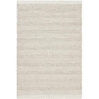 Obsession Flachwebeteppich , Silberfarben , Textil , Struktur , quadratisch , 200x290 cm , für Fußbodenheizung geeignet , Teppiche und Böden, Teppiche, Webteppiche