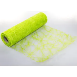 Sizoweb Tischläufer in unterschiedlichen Farben, 30 cm breit, 5 oder 20 m lang 5,0 m kiwi grün 6280