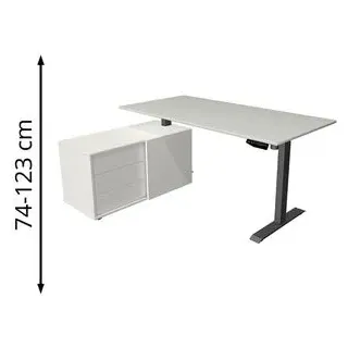 Kerkmann Schreibtisch Move 1 Anthrazit