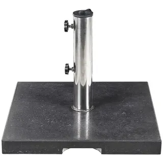 Beliani Sonnenschirmständer schwarz 45 x 45 cm Ceggia