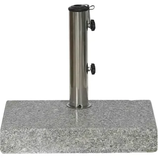 Siena Garden Schirmständer Granit 25 kg 45 x 28 cm Grau