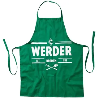Werder Bremen SV Kochschürze Grillschürze Logo und Schriftzug