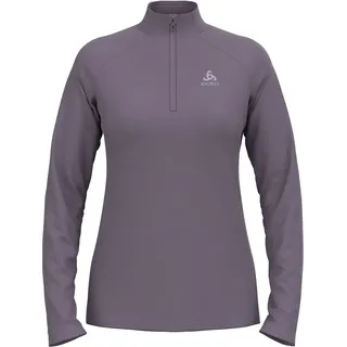 Odlo Fleecepullover Damen Essential Light I Midlayer mit Halbreißverschluss I Langarm Wandershirt