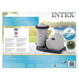 INTEX 28636GS Filterpumpe Poolpumpe 5678 L/h Schwimmbadpumpe Schwimmbecken