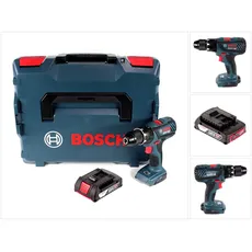 Bosch Professional, Bohrmaschine + Akkuschrauber, Bosch GSR 18V-28 Akku Bohrschrauber 18V  63Nm + 1x Akku 2,0Ah + L-Boxx - ohne Ladegerät (Akkubetrieb)