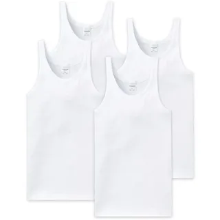 SCHIESSER Herren, Unterhemd 4er Pack", ESSENTIALS