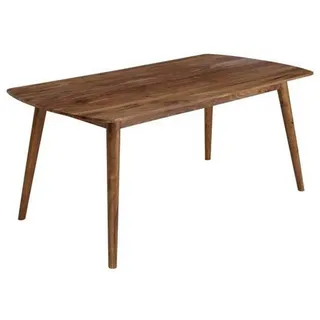 Wohnling Esstisch sheesham rechteckig, 4-Fuß-Gestell sheesham, 120,0 x 60,0 x 77,0 cm