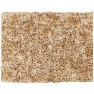Beliani Delice Bettüberwurf 150 x 200 cm Braun