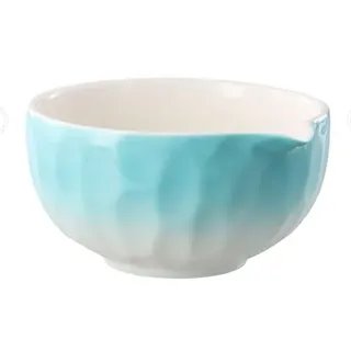 Culinavog Matcha-Schale Set, 500 ml Matcha-Schüssel aus Keramik mit Ausgießer, Einfach zu reinigen, Glasschüssel Servierschalen Set für Dessert, Mini Salatschüssel Keramik für Saucen, Zuhause