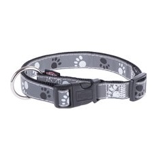 Trixie Paws Silver Reflect Zgardă M-L, 35-55cm lungime, 20mm lățime