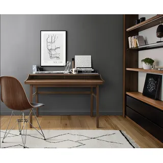 WoodMan Schreibtisch Carteret Braun