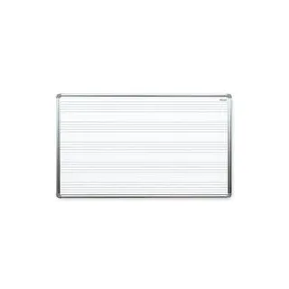 ALLboards Whiteboard 5-zeilig 120,0 x 90,0 cm weiß lackierter Stahl
