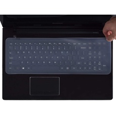 Universal-Tastaturschutz für Notebooks mit 15 Zoll (38,1 cm) / 15,6 Zoll (39,6 cm) / 16 Zoll (40,6 cm) / 16,4 Zoll (41,6 cm) / 17 Zoll (43,2 cm) / 17,1 Zoll (43,4 cm) / 17,3 Zoll (43,9 cm), aus Silikon
