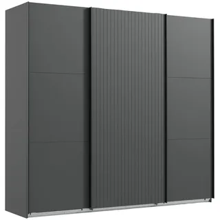 WIMEX Schwebetürenschrank Andorra 250 x 216 x 65 cm Schwarz