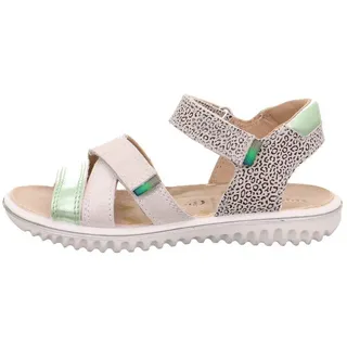 superfit Mädchen Sparkle Sandale, Weiß Hellgrün 1010, 36 EU