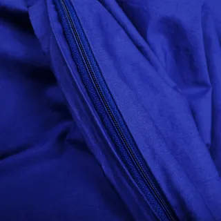 Zoeppritz Perkal-Bettdeckenbezug Easy Farbe royal blue Größe 155x220 - Blau