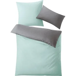 KLEINE WOLKE Gracia Melange Mint 135 x 200 cm + 80 x 80 cm/40 x 80 cm