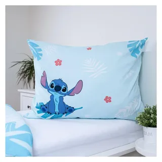 Jerry Fabrics Stitch Angel Blau 140 x 200 cm + 70 x 90 cm