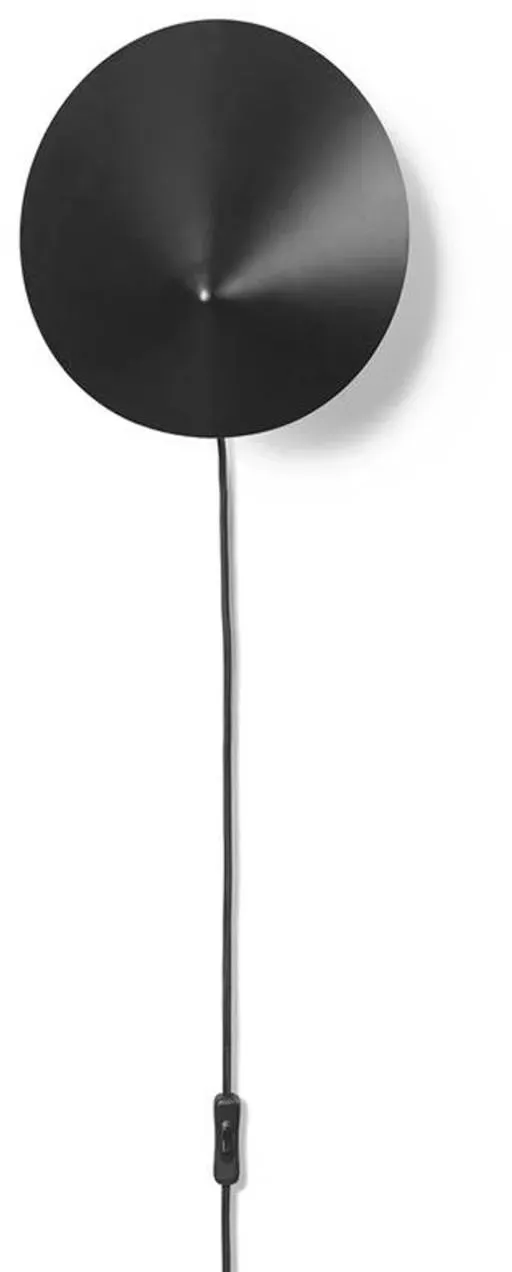 Bild von Wandleuchte Arum Sconce, schwarz, 29 cm, Stecker