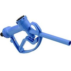 Handzapfpistole für CEMO CUBE AdBlue®-Tankanlagen/AdBlue®-Kurbelpumpen, Gehäuse aus PA6, blau/weiß