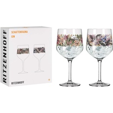 Bild RITZENHOFF Gin-Glas Set 1 – 2 Stück, Storch & Schmetterling – Made in Germany