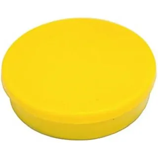 Bi-Office 20 mm rund Magnet – gelb (10 Stück)