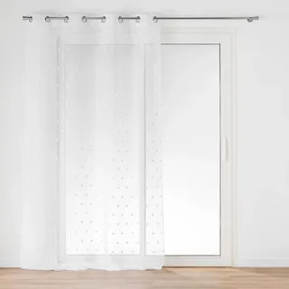 Douceur d'intérieur Douceur d'Intérieur, Ösenvorhang, 140 x 240 cm, Pompinou, sandgestrahlt, mit Quasten