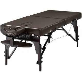 MASTER MASSAGE EQUIPMENT Master Massage Supreme Mobil Massageliege Klappbar Massagebett Massagebank Kosmetikliege Portable Beauty Bed Holzfüße Tragetasche Gesichtsausschnitt Paket 71cm