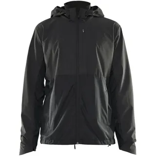 Craft ADV UNIFY LUMEN JACKET | Freizeitjacke Herren S | Black | Reflektierende Outdoorjacke Herren | Mesh-Futter | 2 Reißverschlusstaschen | Verstellbare Kapuze | Windjacke Herren