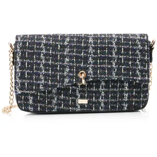 SIDONA Women's Abendtasche Damen Clutch, SCHWARZ