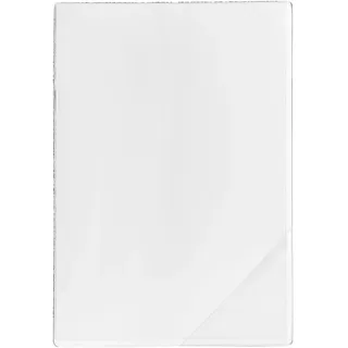 Infotaschen A5, vollmagnetische Rückseite, Hart-PVC, weiß