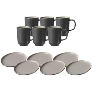Ritzenhoff & Breker Jasper Kaffeeservice 12-tlg. grau/unifarben
