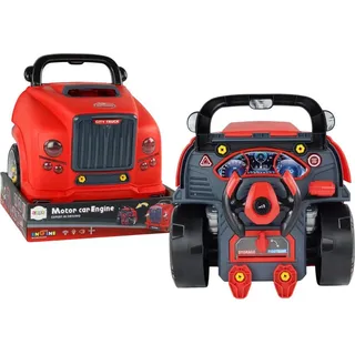 Werkstatt Motor LKW Demontage Set Lastwagen Spielzeug Fahrzeug Truck, Größe:Uniwersalny - Rot