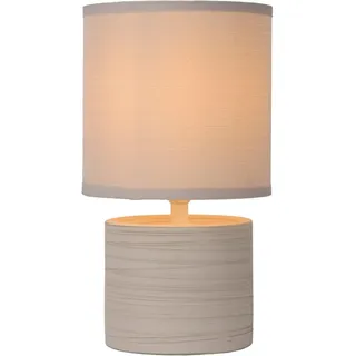 LUCIDE Tischlampe Keramik Beige 1 St.
