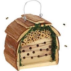 Relaxdays, Insektenhotel, Insektenhotel (Wildbienen)