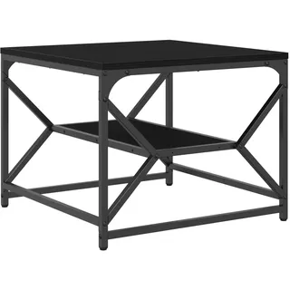 vidaXL Couchtisch Schwarze Eiche 51 x 50 x 40 cm