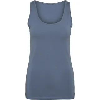 Vero Moda Vmlulu Long Tank Top Blau M