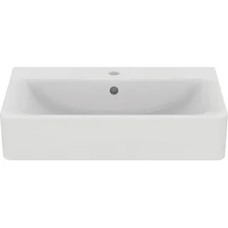 Ideal Standard Waschtisch CUBE CONNECT mit Überlauf 650 mm weiß - Weiß