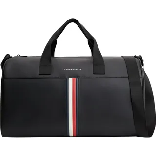 Tommy Hilfiger Herren Weekender Reisetasche Metro Duffle mit Crossbody-Riemen, Schwarz (Black), Einheitsgröße