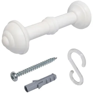 Liedeco Raffhalter Schalhalter 12 cm, weiß