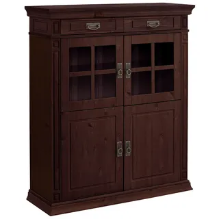 OTTO home Vitrine Vinales 112 x 39 x 130 cm Braun