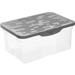 Rotho Ranger Aufbewahrungsbox 39 x 27 x 17,5 cm 13-tlg. transparent