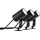 Außenstrahler Aluminium 19,2 cm 3er Set schwarz
