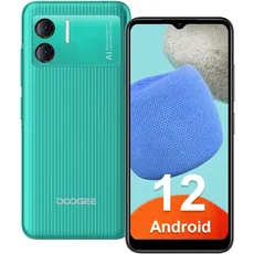 DOOGEE X98 Handy ohne Vertrag Android 12 6,52" HD+ Display 4G Dual SIM Smartphone Günstig mit 8GB RAM+16GB(1TB Erweitern) 4200mAh Akku, 8MP Dual Kamera 5G-WiFi/GPS/Face ID-[2023 Handy] Grün