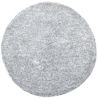 Beliani Shaggy-Teppich Demre 140/140 cm , Kunststoff , Rund , 140x140 cm , Teppiche und Böden, Teppiche, Hochflorteppiche & Shaggys