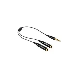 DeLock Audiokabel 3,5mm Klinken-Stecker / 3,5mm Klinken-Buchse 0,25m (0,25)