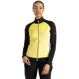 Dare2b Elation Ii Core Stretch Pullover - Yellow Plum / Black - 38