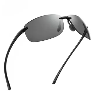 JIM HALO Sport Sonnenbrille Herren TR90 Randlos Damen für Fahren Golf | Polarisiert/Non Polarisiert,Leicht,17g/0.6oz,Rundum-Verpackung,Laufen,Angeln,Baseball